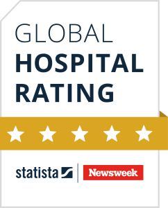 logo for Statista's Global Hospital Rating in cooperation with Newsweek