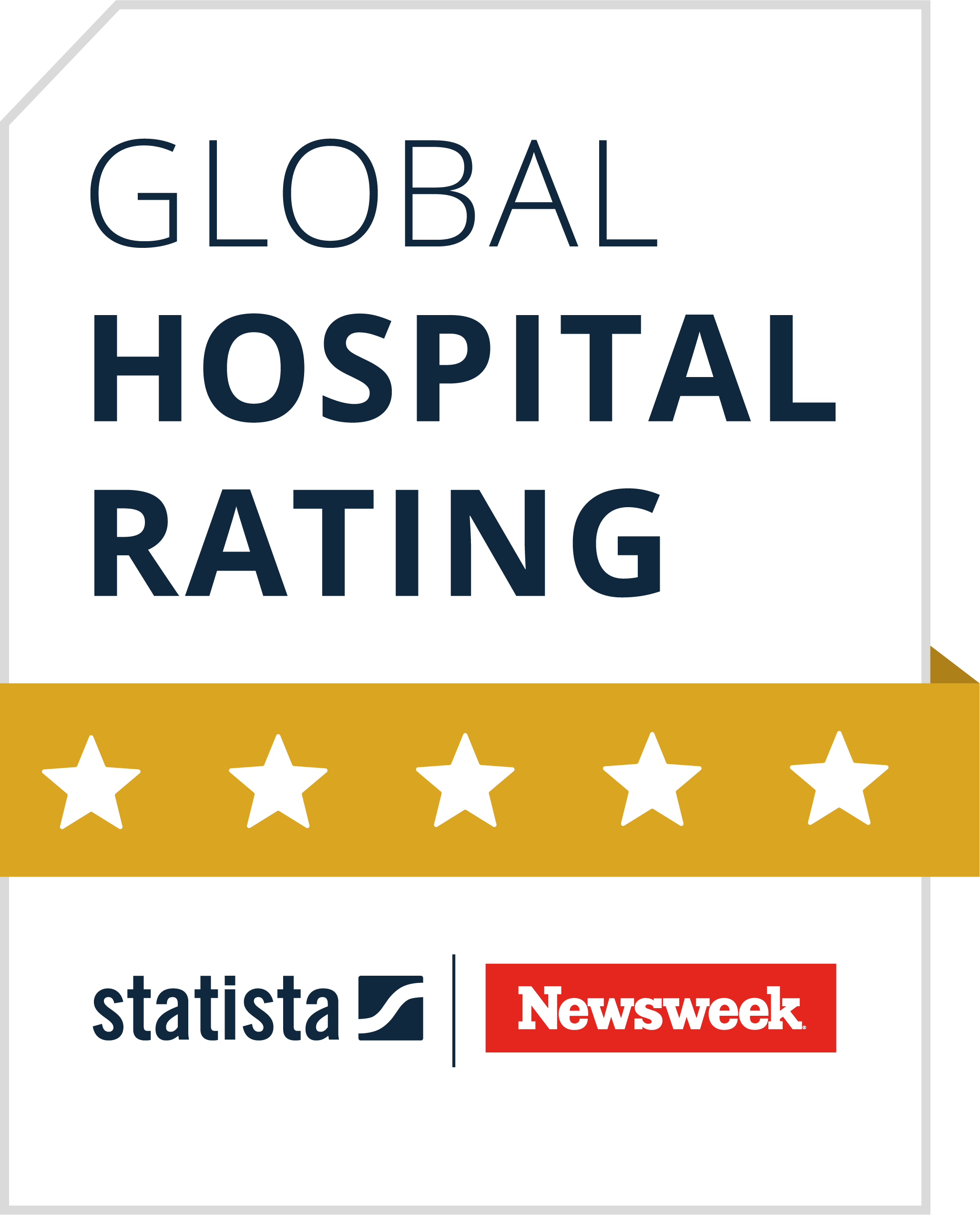 logo for Statista's Global Hospital Rating in cooperation with Newsweek